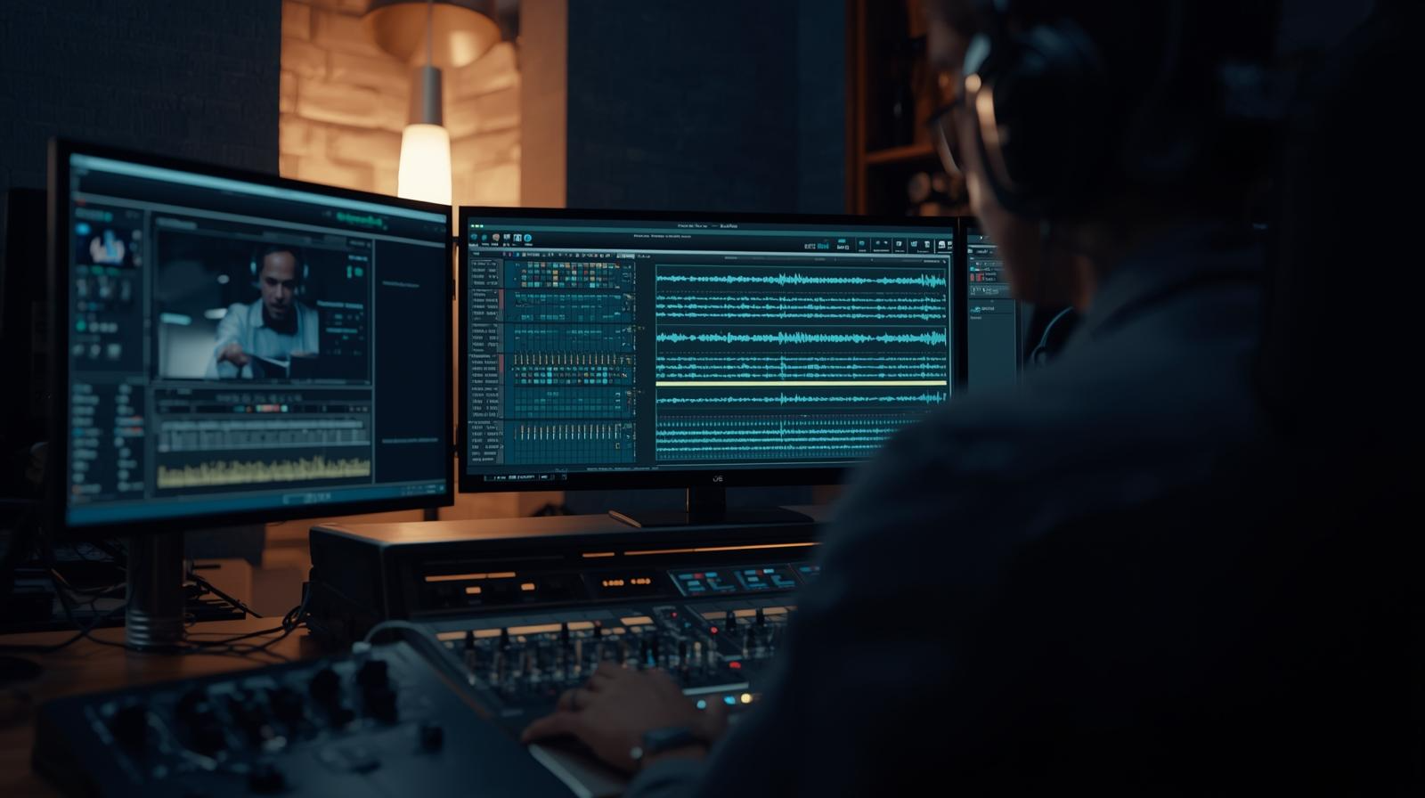 Comparación visual de espectrogramas de voz para análisis forense